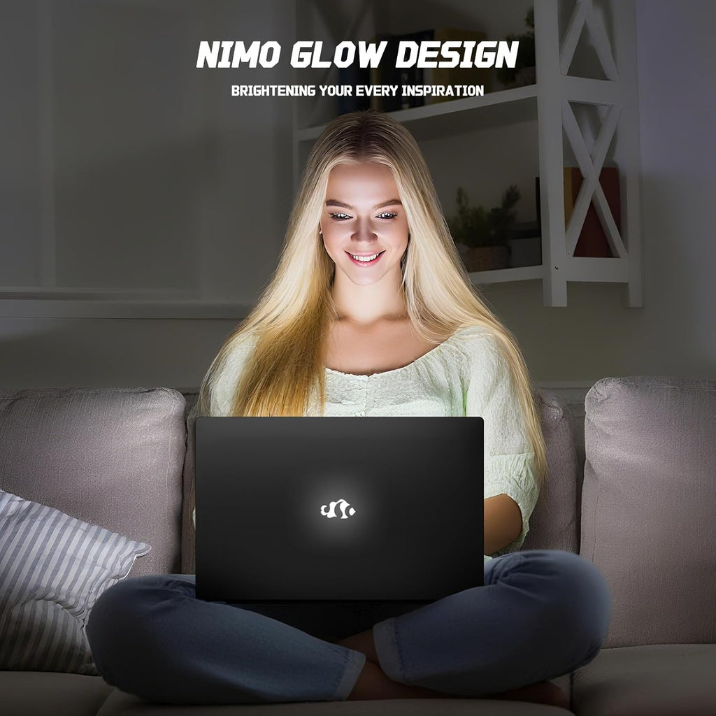 NIMO 15.6' IPS FHD-Student-Laptop, 16GB RAM 512GB SSD Intel N150(Beat to i3-10110U, 4 Cores Up to 3.6GHz) Computer with 2 Years Warranty, 65W Type-C, Fingerprint, Backlit Keyboard, Wi-Fi 6, BT5.2