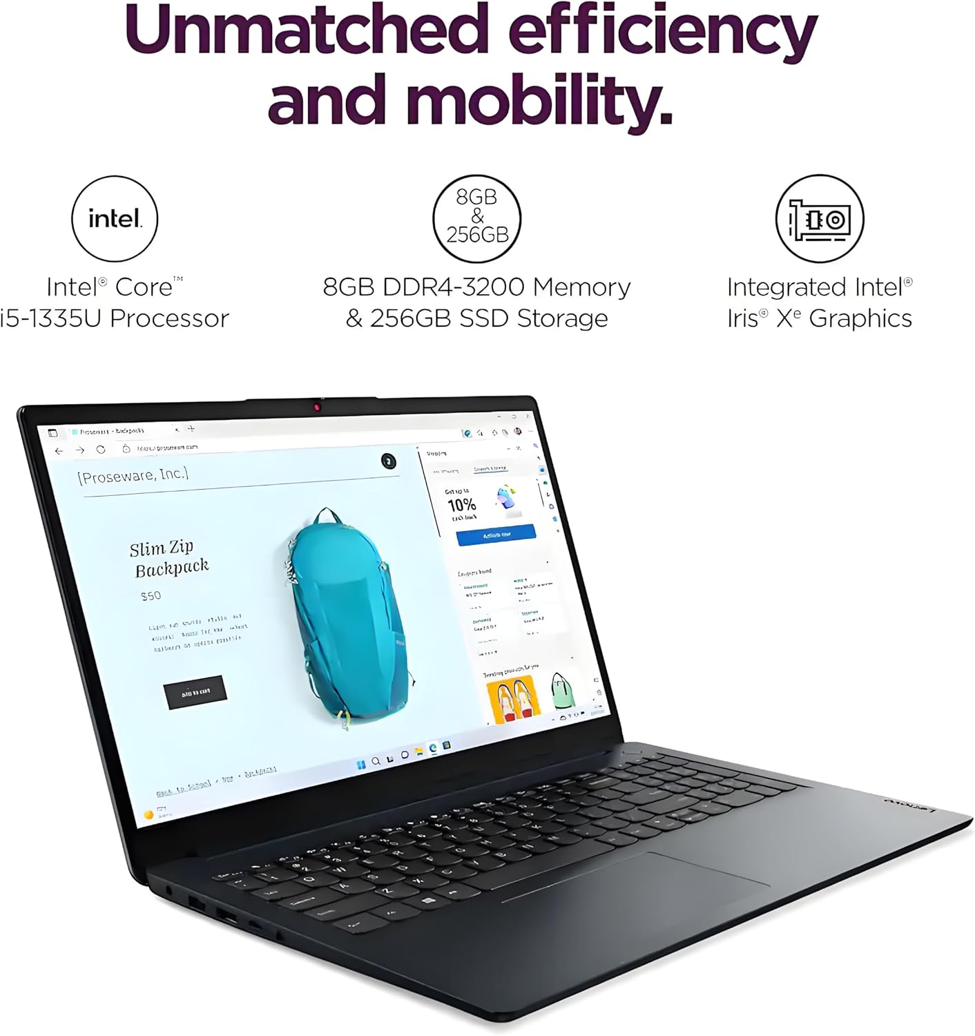 Lenovo 2026 Newly Released 15.6' Touchscreen Business Laptop, 10-Core Intel i5-1335U(Outperforms i7-1255U), 16GB RAM, 512GB SSD, Wi-Fi 6, Ultra Slim Design, Long Battery Life, Windows 11 w/o Earbuds