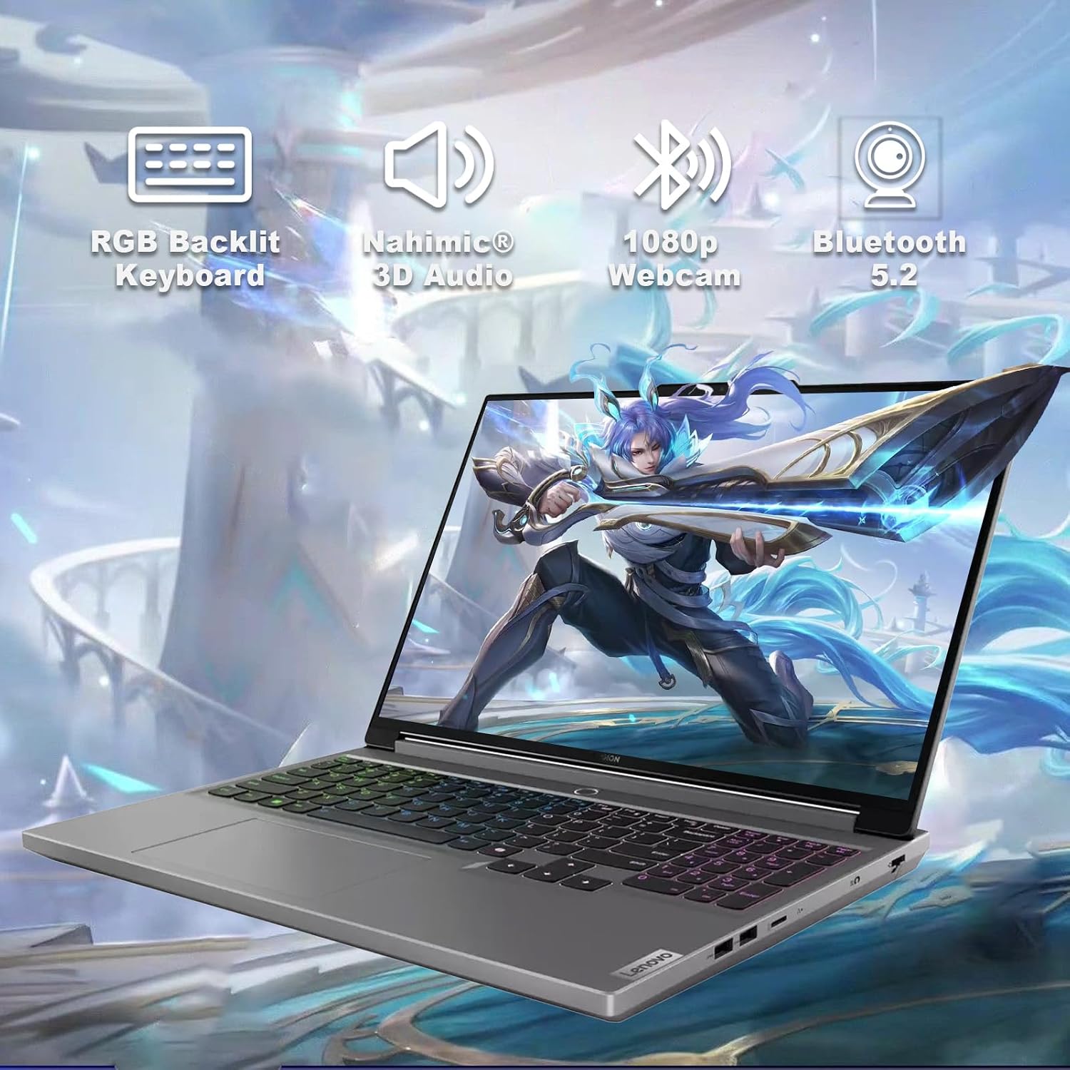 Lenovo Legion 5i, 16' 165Hz Gaming Laptop, GeForce RTX 4060(TGP 140W), Intel 24-Core i9-14900HX, 64GB DDR5 RAM, 4TB SSD, RGB Backlit KB, WiFi 6E, Mouse, Windows 11 Pro