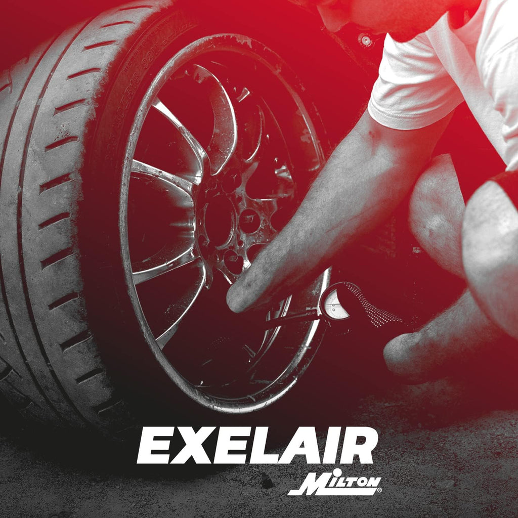 EXELAIR by Milton 50-PC Light-weight Composite Automotive Air Tools with High Torque Impact Wrench, Ratchet, Die Grinder, Air Hammer & Blow Gun