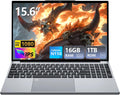 Gaming Laptop, Laptop Computer with Twin Lake N150, Lap top with 16GB DDR4 1TB SSD, 15.6' IPS 1080P, Backlit Keyboard Fingerprint, Win 11 Pro, Portable Laptops for Work Office Student
