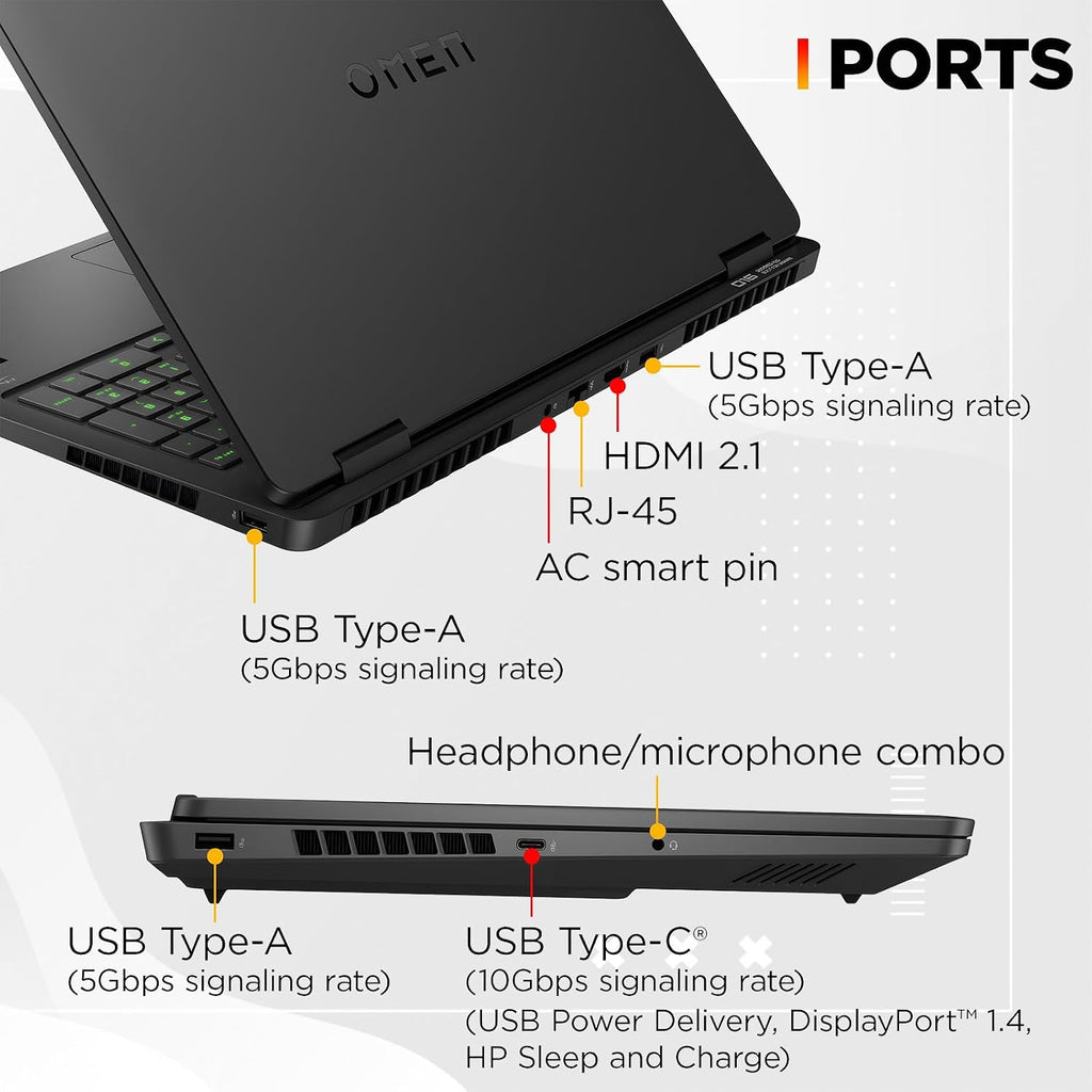HP OMEN 16 Gaming Laptop, Intel Core Ultra 9 285H(>i9-14900), GeForce RTX 5070, 16' 144Hz IPS Copilot AI PC, 32GB DDR5 RAM, 2TB SSD, Backlit Keyboard, Windows 11 Pro Laptop Computer