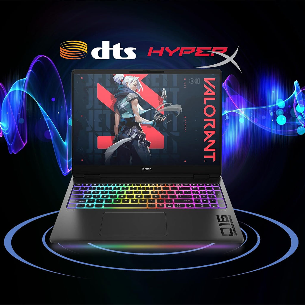 HP Omen MAX 16 Gaming AI Laptop 16' WQXGA 240Hz (100% sRGB 500nits) AMD Zen 5 12-core Ryzen AI 9 HX 375 (Up to 55 TOPS) 32GB RAM 1TB SSD GeForce RTX 5080 (Up to 1334 AI TOPS) RGB Backlit Win11 ICP Hub