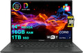 ASUS Zenbook 14 Creator Laptop 14' WUXGA Lumina OLED Touch (500nits HDR, 100% DCI-P3) Intel 16-core Ultra 7 255H (Up to 13 Tops) 16GB RAM 1TB SSD for Business Work Win11 ICP Hub