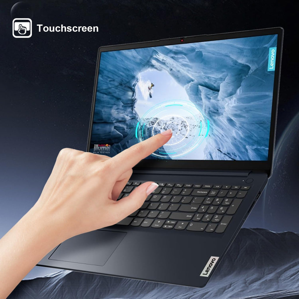 Lenovo IdeaPad 1i Laptop, 15.6' FHD Touchscreen, Intel Core i5-1235U Processor, 24GB RAM, 1TB SSD, Webcam, HDMI, Wi-Fi 6, Windows 11 Home, Blue (Renewed)