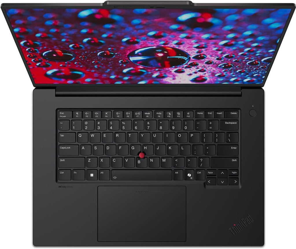 Lenovo ThinkPad P1 Gen 7 AI Laptop, Intel Ultra 9 185H vPro, NVIDIA RTX 3000 Ada, 64GB RAM, 4TB SSD, 16' 4K OLED (3840 x 2400) IPS, Anti-Glare,Touchscreen, 5MP RGB+IR Camera, Wi-Fi 7, Win 11 Pro