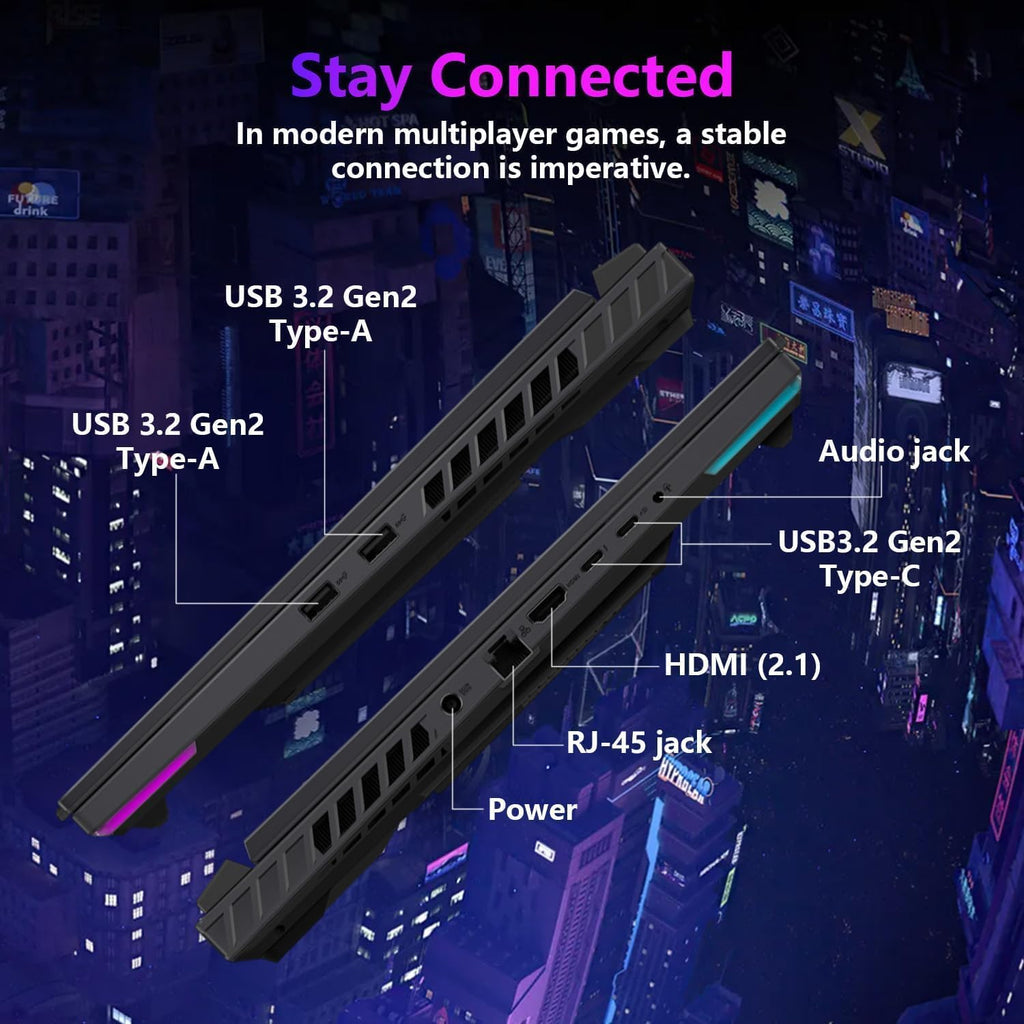 ASUS 2025 ROG Strix G16 Gaming Laptop, 16' FHD 165Hz Display, 16-Core AMD Ryzen 9 8940HX, RTX 5070 Ti (TGP 140W), MUX Switch, Window 11, w/HDMI (32GB RAM | 2TB PCIe SSD)