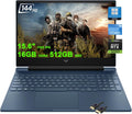 HP Victus 15 Gaming Laptop | 15.6' FHD IPS Anti-Glare 144Hz | Intel 8-core i5-12450H (>i7-11800H) | 16GB DDR4 512GB SSD | GeForce RTX 3050 | Backlit B&O Fast Charging Win11Pro w/DLCA Accessory