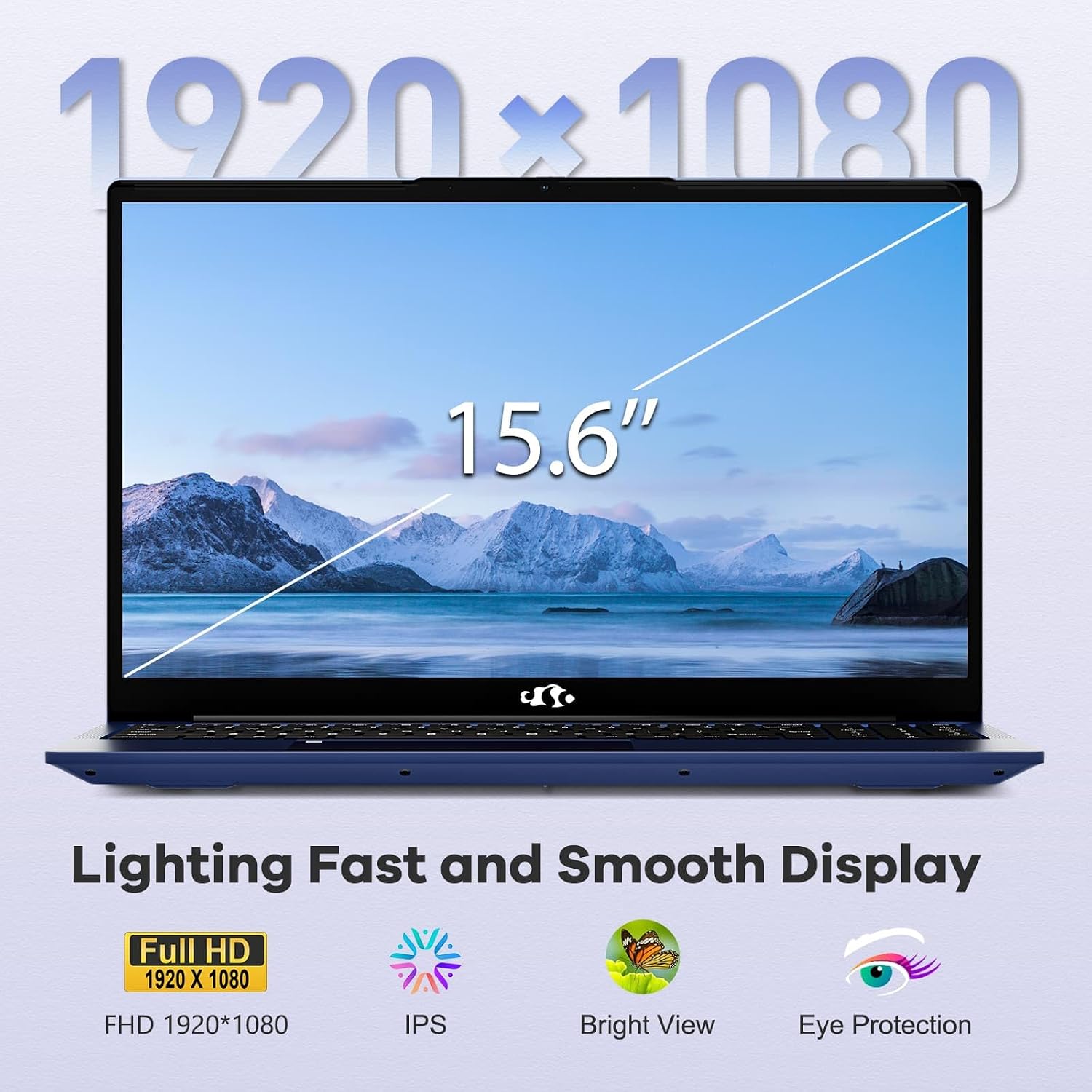 NIMO 15.6' IPS FHD-Gaming-Laptop, AMD Ryzen 5 6600H 32GB DDR5 RAM 1TB SSD (Beat i7-1165G7, 6 Cores Up to 4.5GHz) AMD Radeon 660M GPU 100W USB-C PD Fast Charger Backlit Keyboard Fingerprint