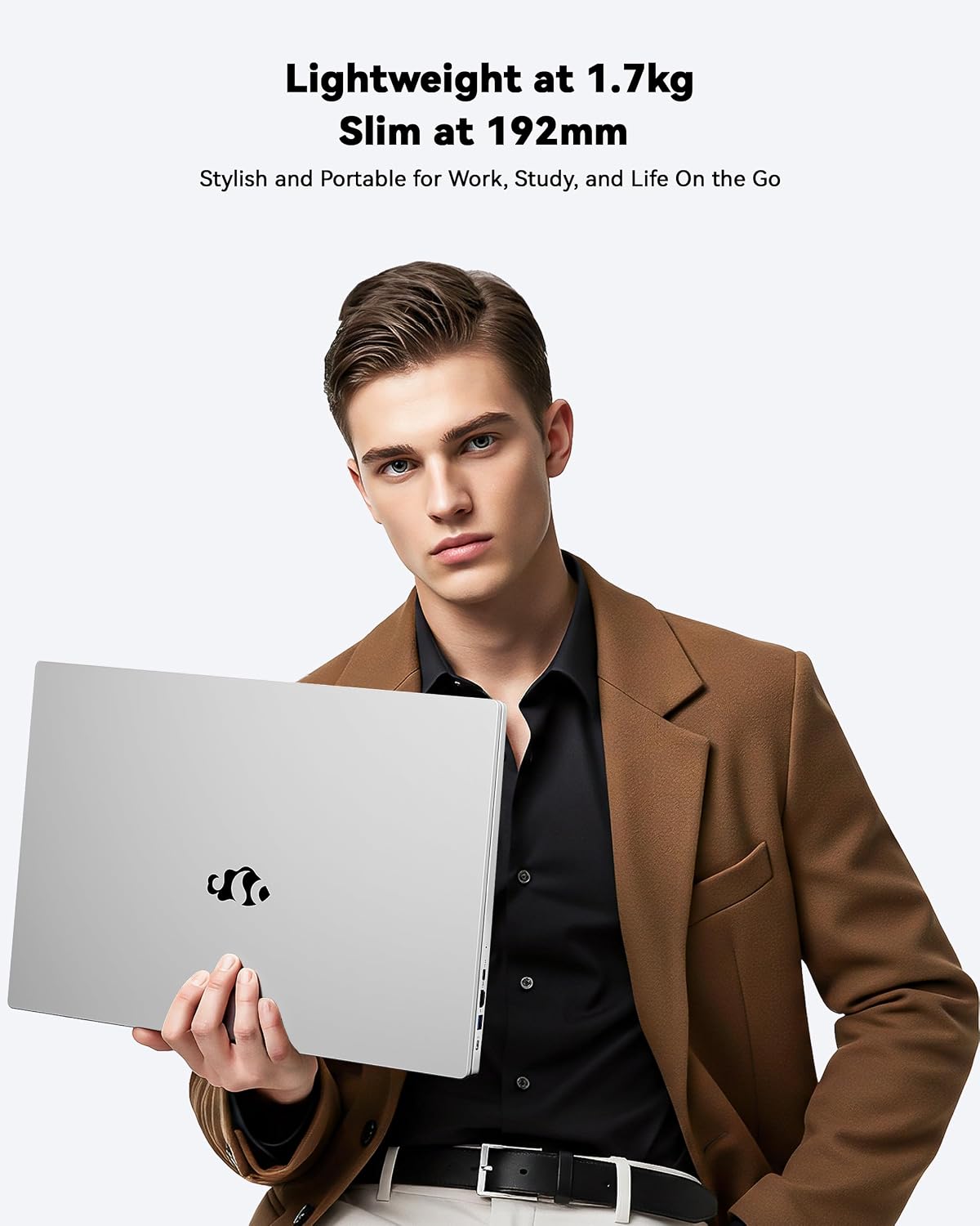 15.6'' IPS FHD-Laptop, 8GB RAM 256GB SSD AMD Ryzen 5(Beat i5-1135G7, 4 Cores Up to 3.7GHz) Student Computer with 65W Type-C, 2 Years Warranty, Fingerprint, Backlit Keyboard, BT5.2, Numpad, for Home