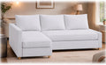 Durable Polyester Flax Friheten Sleeper Sofa Cover Replacement is Compatible with IKEA Friheten Sofa Bed, Or Corner, Or Sectional Slipcover. Sofa Cover Only (White Right Chaise)