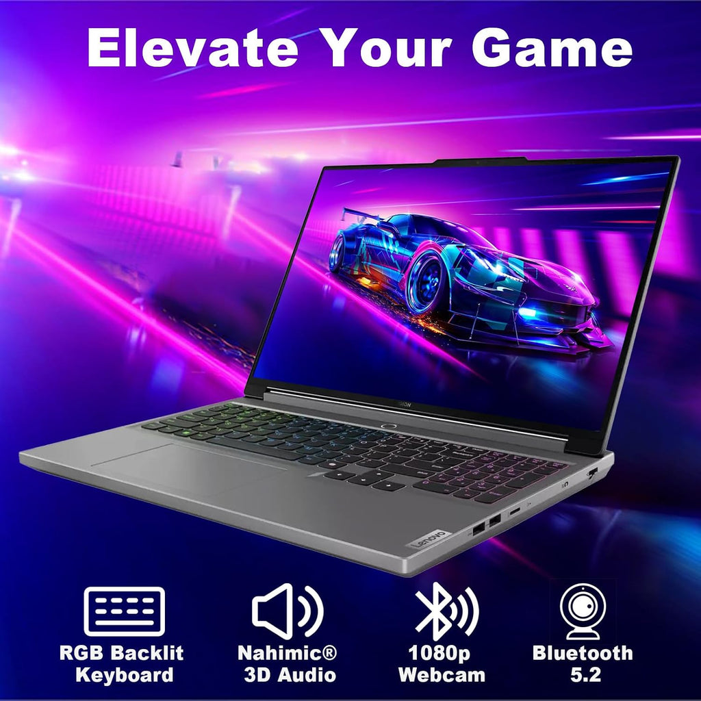 Lenovo Legion 5i, 16' 165Hz Gaming Laptop, GeForce RTX 4060(TGP 140W), Intel 24-Core i9-14900HX, 32GB DDR5 RAM, 1TB SSD, RGB Backlit KB, WiFi 6E, Mouse, Windows 11 Pro