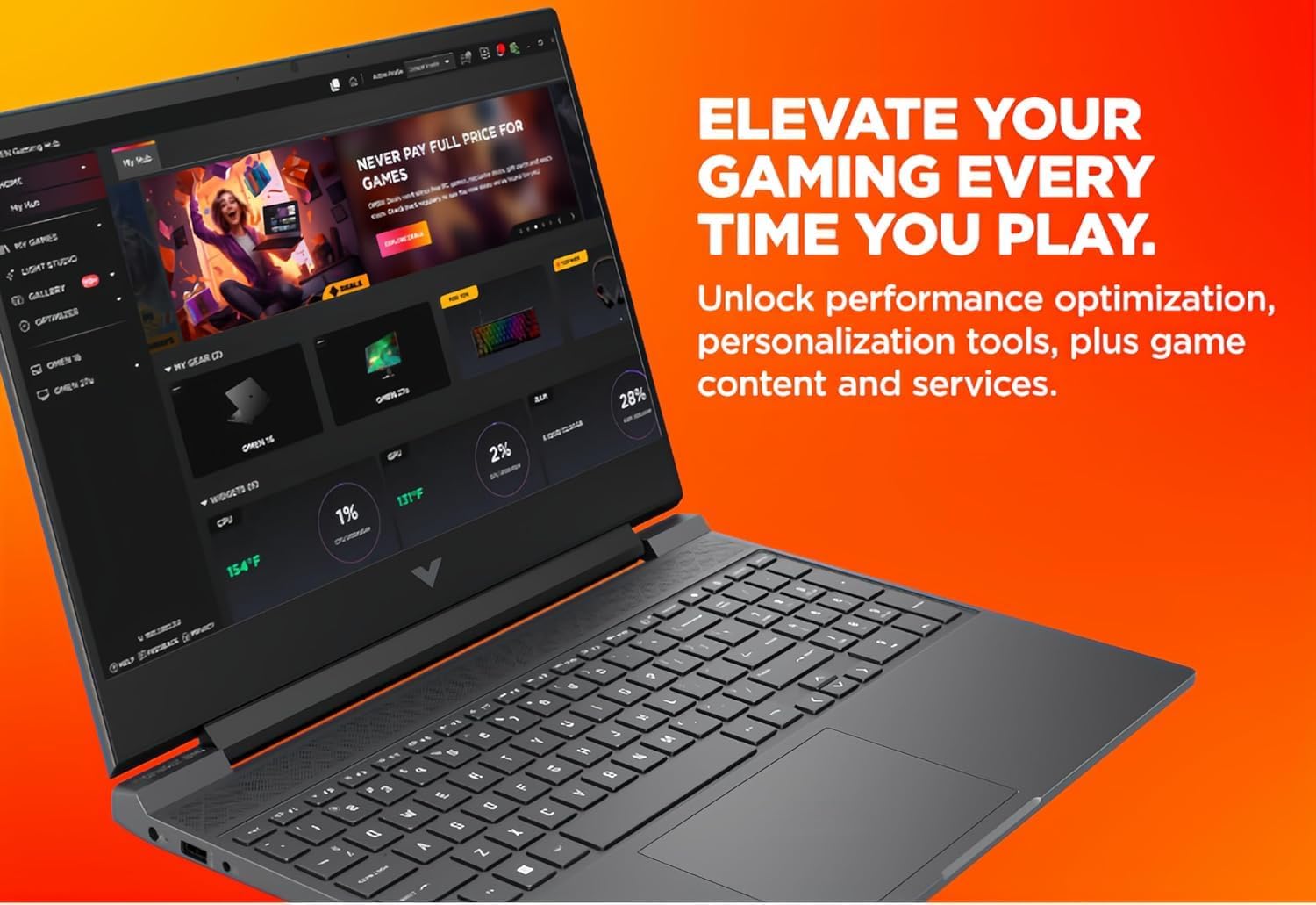 HP Victus 15 Gaming Laptop 15.6' FHD IPS 144Hz (AMD FreeSync Premium) AMD 6-core Ryzen 5 7535HS 16GB RAM 512GB SSD Radeon RX 6550M (>RTX3050) Backlit USB-C Fast Charging Win11 ICP Hub