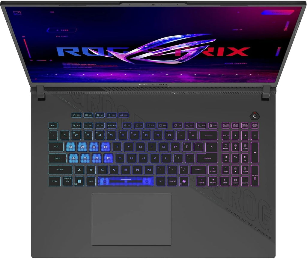 ASUS ROG Strix G18 Gaming Laptop, 18 inch 2.5K (2560x1600, WQXGA) 16:10 Display, AMD 16core Ryzen 9 9955HX, RTX5070, 32GB DDR5 RAM 1TB SSD, WiFi6E, Backlit KB, Win11, Eclipse Gray, w/Mouse, W/GaLiMu