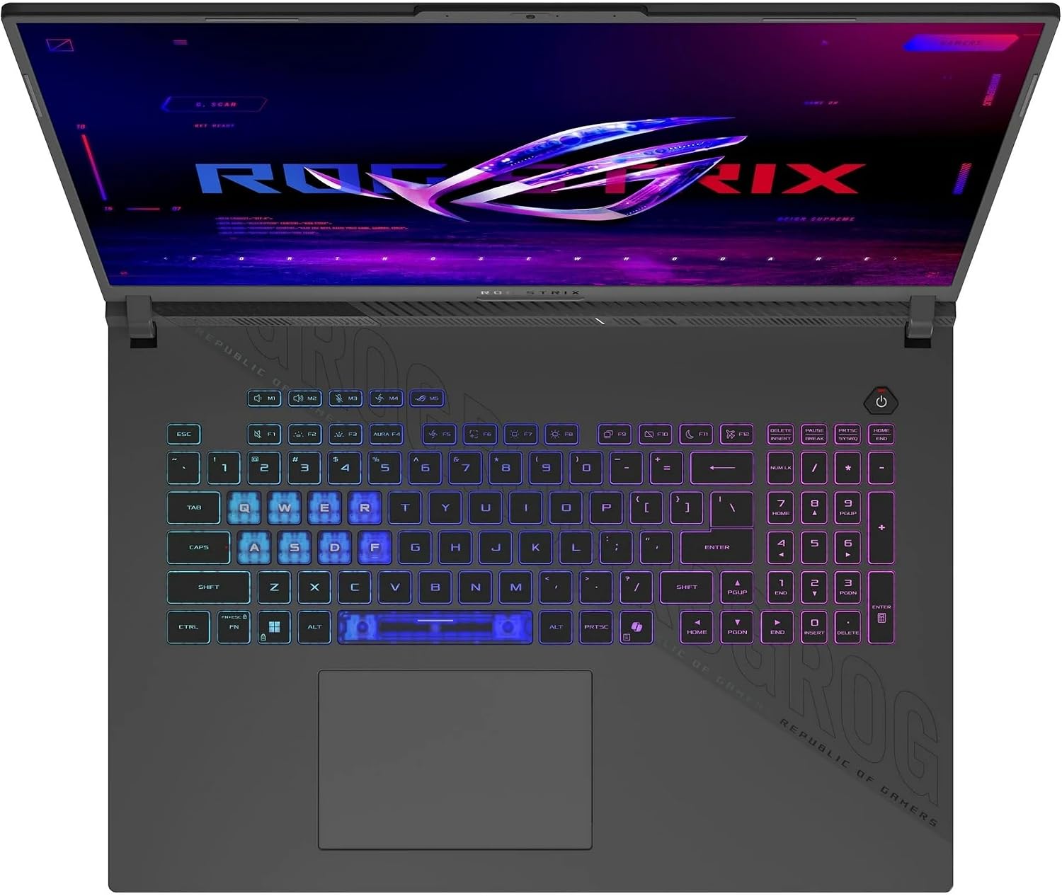 ASUS ROG Strix G18 Gaming Laptop, 18 inch 2.5K (2560x1600, WQXGA) 16:10 Display, AMD 16core Ryzen 9 9955HX, RTX5070, 32GB DDR5 RAM 1TB SSD, WiFi6E, Backlit KB, Win11, Eclipse Gray, w/Mouse, W/GaLiMu