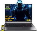 ASUS ROG Strix G18 G815 Gaming AI PC Laptop 18' 2.5k (2560x1600) 240Hz (100% DCI-P3, 3ms) Intel 24-core Ultra 9 275HX 64GB RAM 2TB SSD GeForce RTX 5060 RGB Backlit Wi-Fi7 Win11Pro ICP Hub/