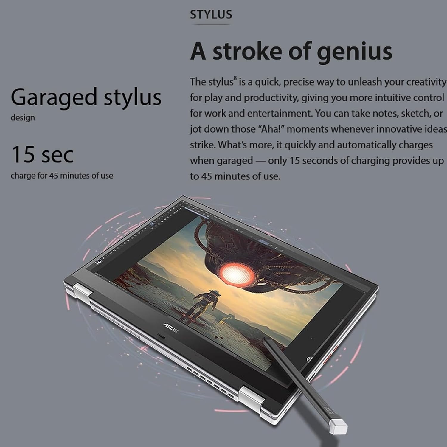 ASUS Chromebook Flip Touchscreen Laptop - 2-in-1 14' WUXGA Touch 144Hz, Intel Core i5-1235U, 8GB RAM| 512GB SSD, Backlit Keyboard, Stylus Pen, Gaming Chromebook Tablet