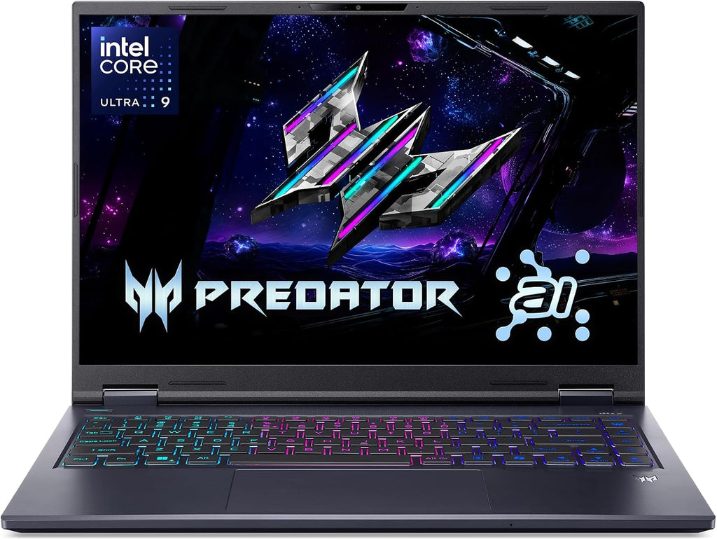 Acer Predator Helios Neo 14 AI Gaming Laptop | Intel Core Ultra 9 Processor 285H | NVIDIA GeForce RTX 5070 (798 AI Tops) | 14.5' WQXGA 165Hz G-SYNC Matte Display | 32GB RAM | 1TB SSD | PHN14-71-906J