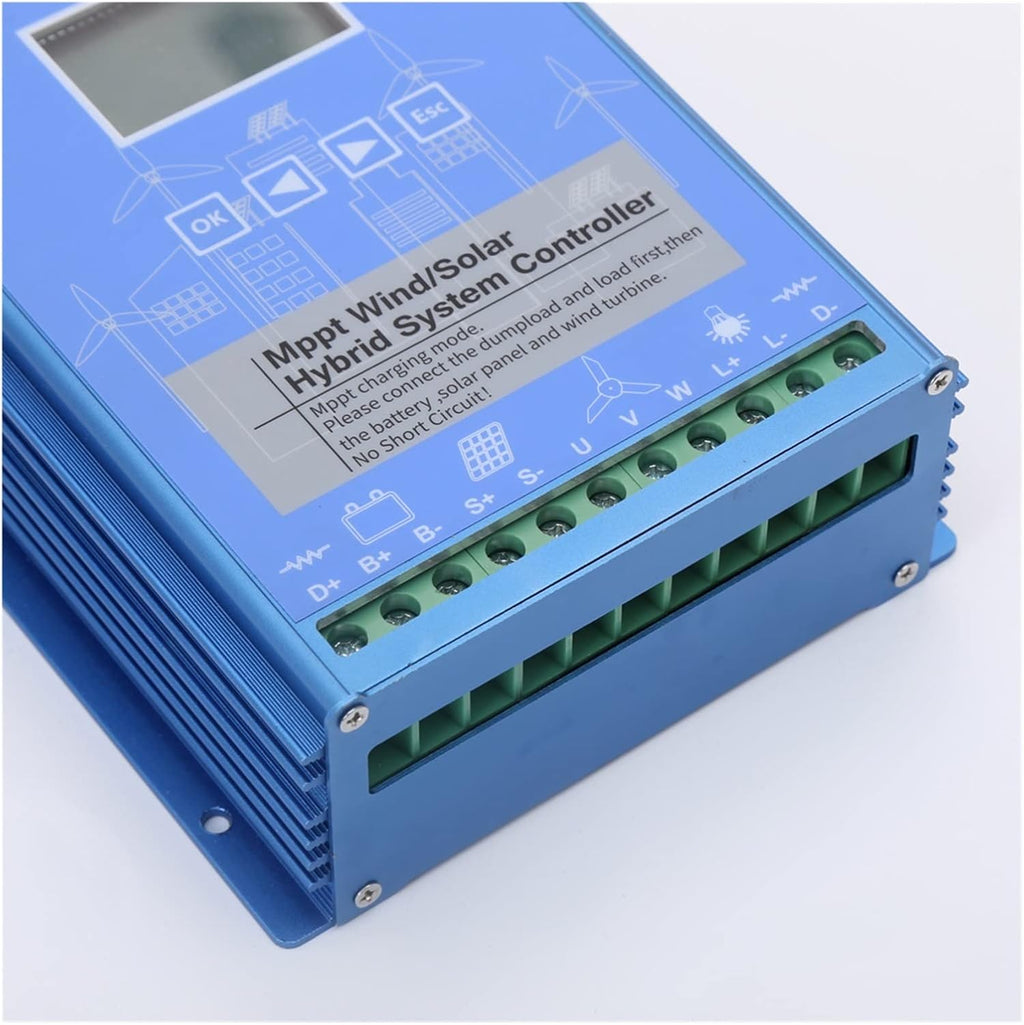 Wind Solar System MPPT Hybrid Controller For Wind Turbine Generator 1000W 12V 24V 48V With Dump Load(12V 24V Auto)