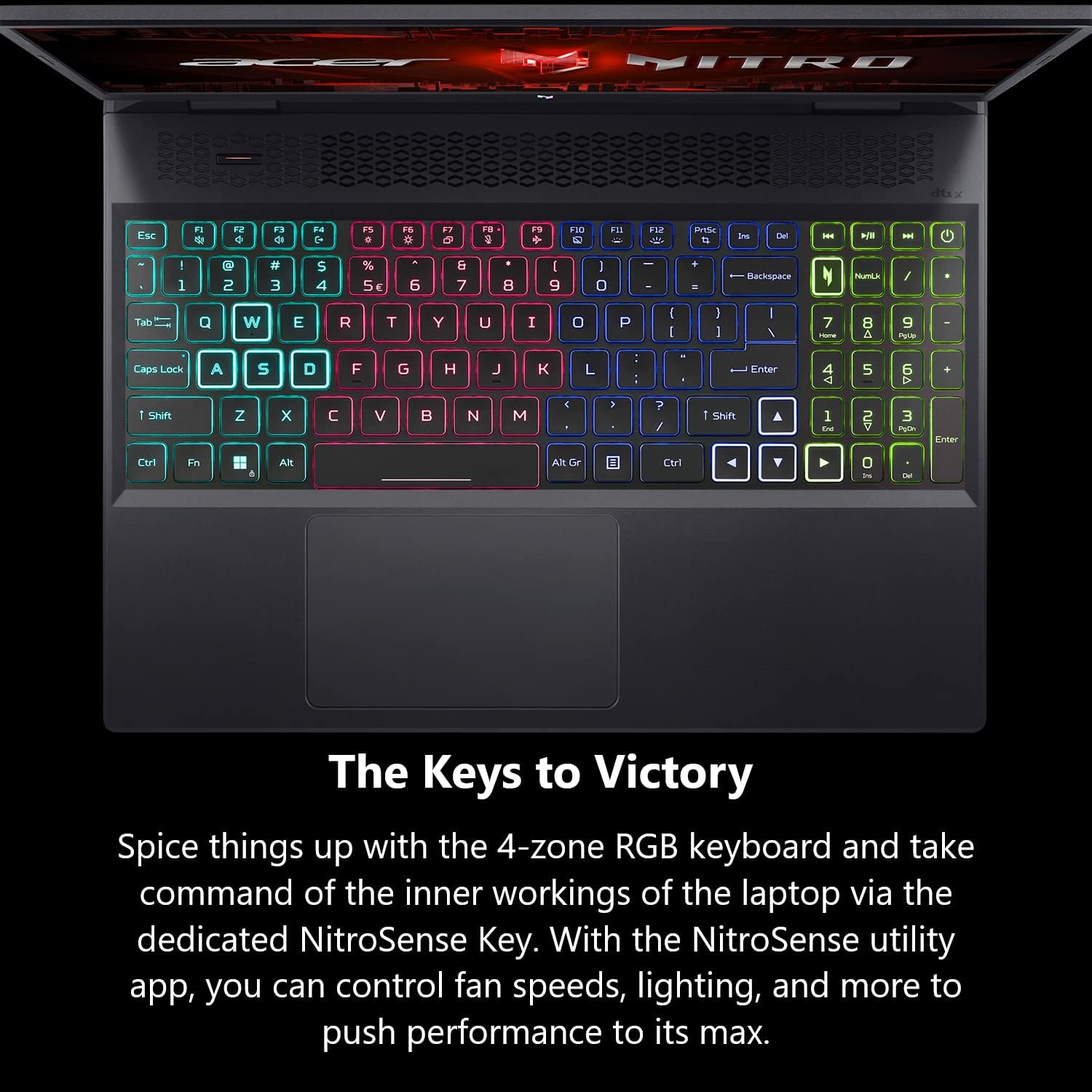Acer Nitro 16 Gaming Laptop | AMD Ryzen 7 7840HS OctaCore CPU | NVIDIA GeForce RTX 4060 Laptop GPU | 16' WUXGA 165Hz IPS Display | 16GB DDR5 | 512GB Gen 4 SSD | WiFi 6E | RGB Backlit KB | AN16-41-R1WE