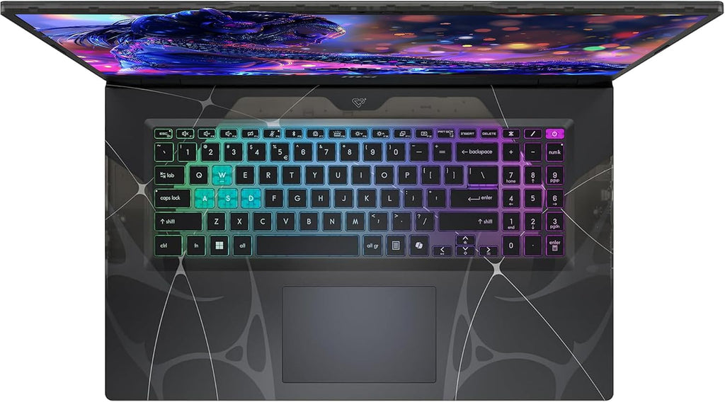 msi Cyborg 17 Gaming Laptop, Intel 7-240H, 48 GB DDR5 RAM, 4 TB PCIe SSD, 17.3' FHD (1920x1080) 144Hz Display, Nvidia G-Force RTX 5060, 4-Zone RGB Keyboard, W11 Pro, Translucent Black