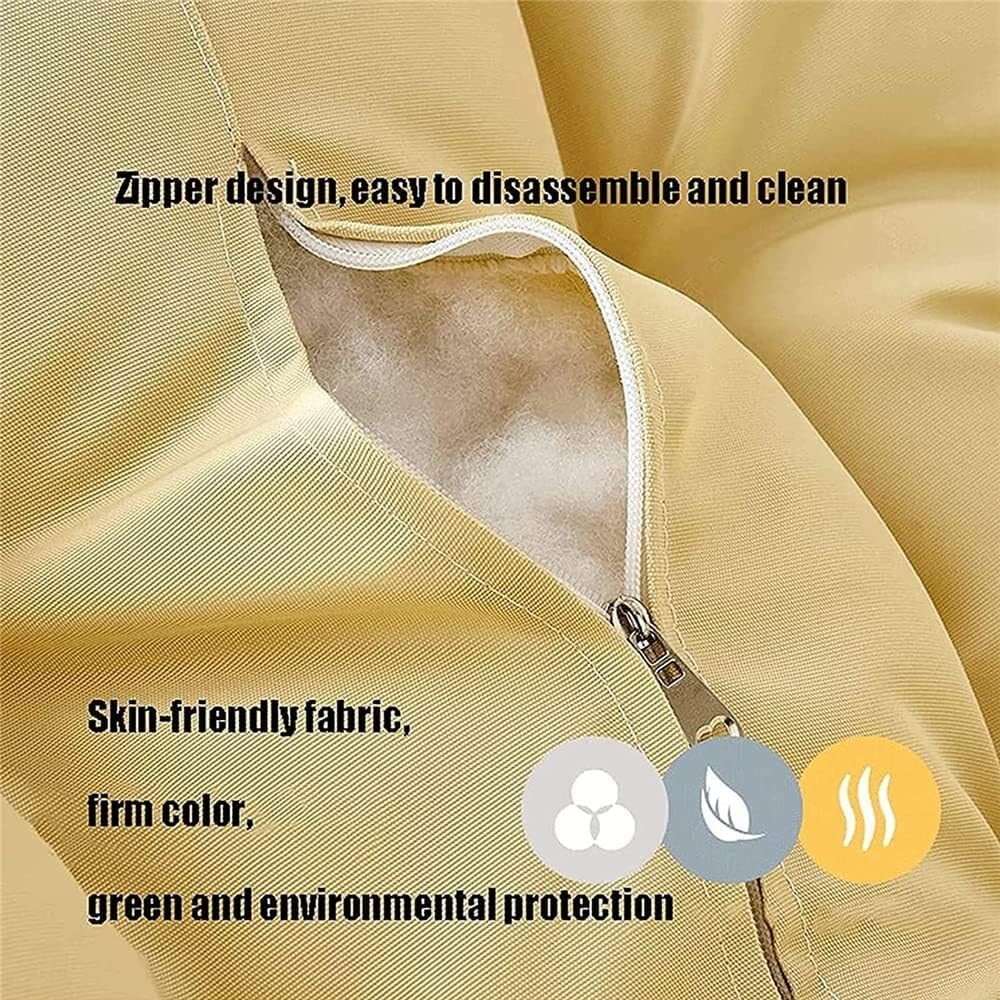 Papasan Chair Cushion,Indoor Round Papasan Cushion with Ties,Outdoor Papasan Chair Cushion (Orange 150cm/59in)