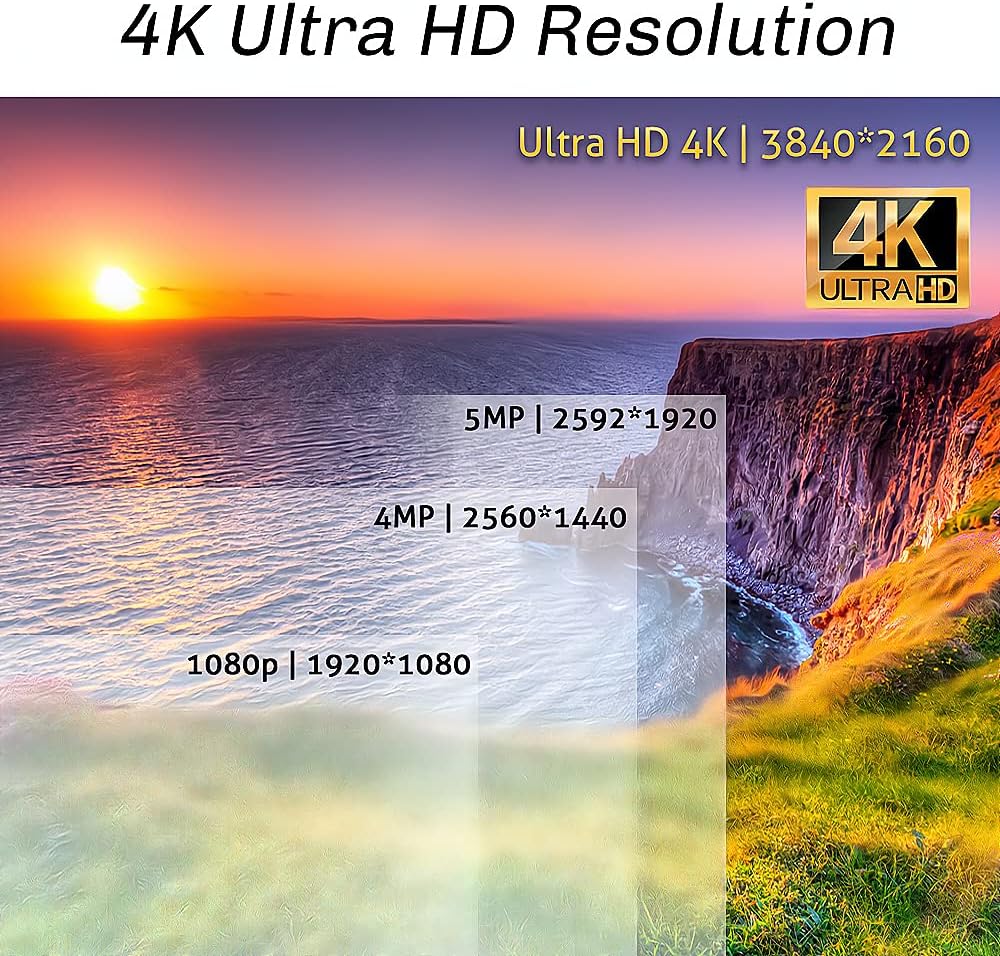 GW Security 64 Channel 12MP NVR UltraHD 4K Face/Human/Vehicle AI Detection Commercial Security Camera System with 64 x 8MP Waterproof Microphone 135° Wide Angle Outdoor Indoor PoE Dome Cameras (Black)