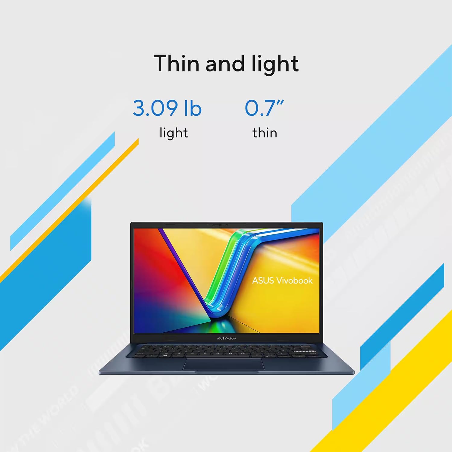 ASUS Vivobook Laptop Business 2025-2026, Lifetime Office, AI-Powered Computer, 14' FHD Display, 10-Core Intel i7-1355U, 16GB RAM, 1TB Storage (500GB SSD + 500GB Ext), MarxsolAccessory, Win 11 Pro