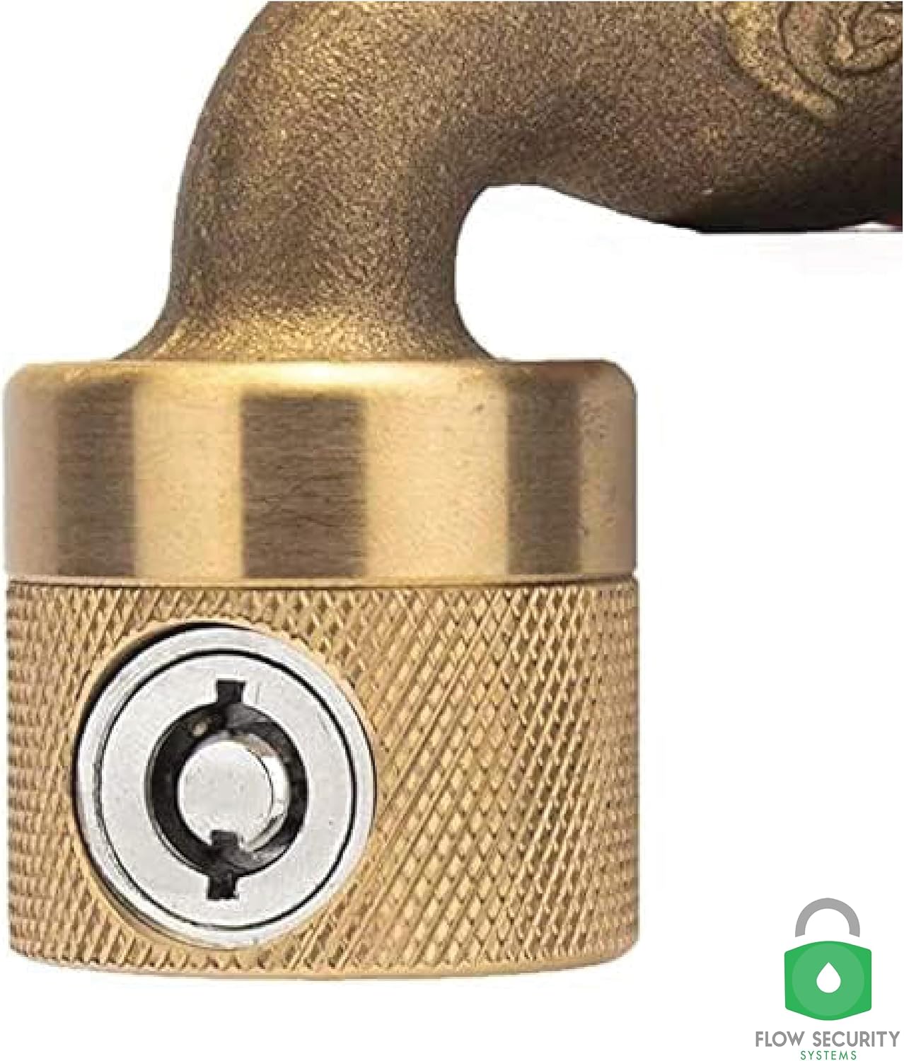 The FaucetLock | Heavy Duty Brass Construction | Prevents Water Theft & Secures Outdoor Bibbs | Promotes Water Conservation | Keyed The Same | FSS 50 | 6 Pack