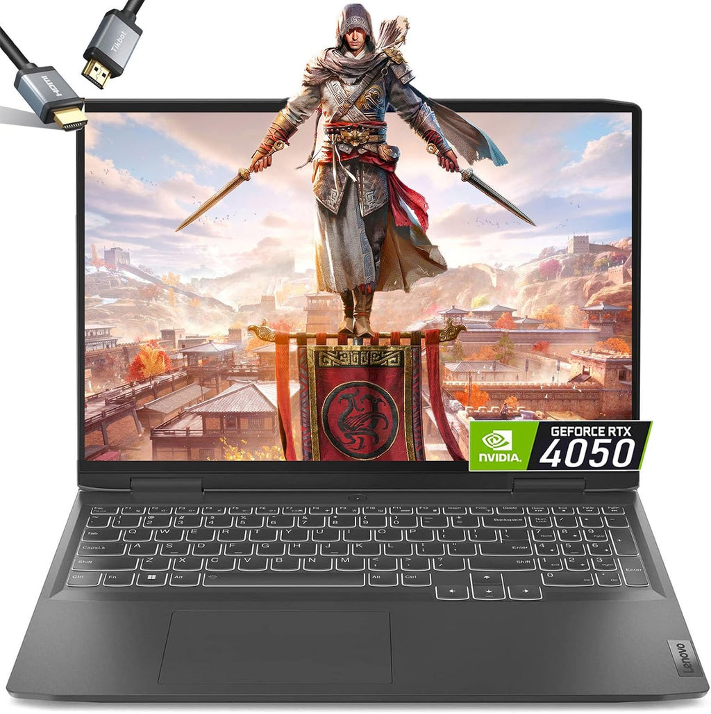 Lenovo LOQ 15 Gaming Laptop - RTX 3050 - Intel Core i5-12450HX Beat AMD Ryzen 7 4800H - 15.6' FHD Display 144Hz - 32GB RAM -2TB PCIe SSD -Backlit Keyboard - Windows 11 - G-SYNC - HDMI Cable