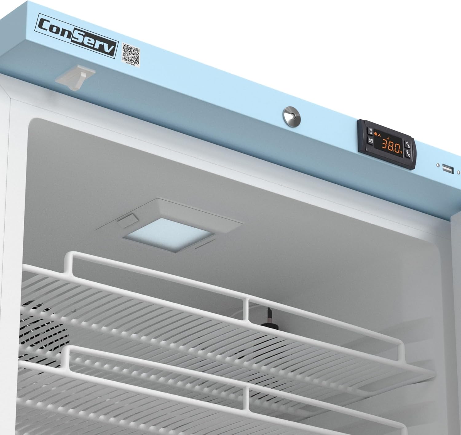 Conserv 24' Pharmacy Refrigerator, 3.9 Cu.Ft Medical Vaccine Fridge, WiFi Temperature Monitoring, Lock & Alarm, Built-In or Freestanding, ETL Listed, 110V