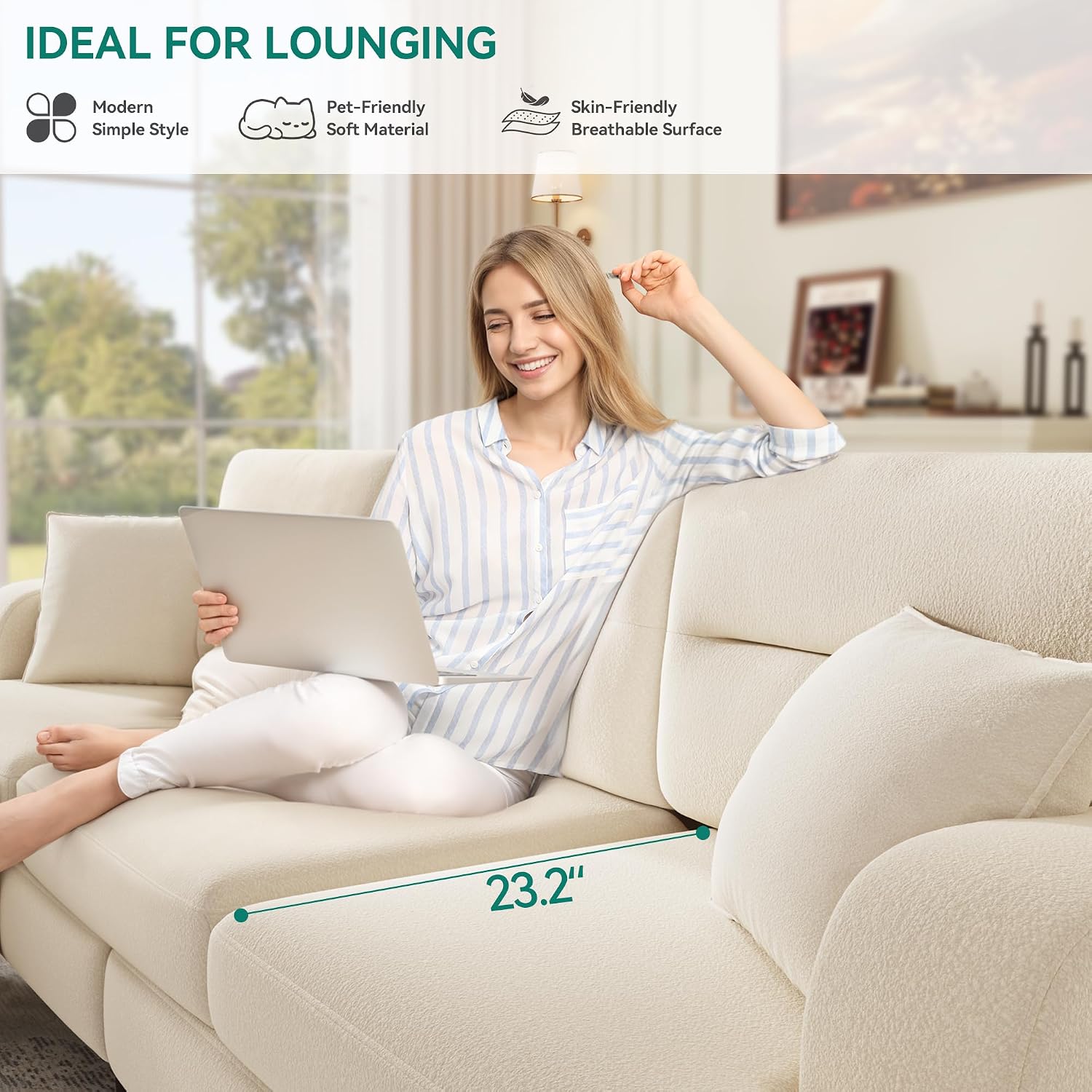 YITAHOME Sofa, Sofa Couch, Living Room Furniture