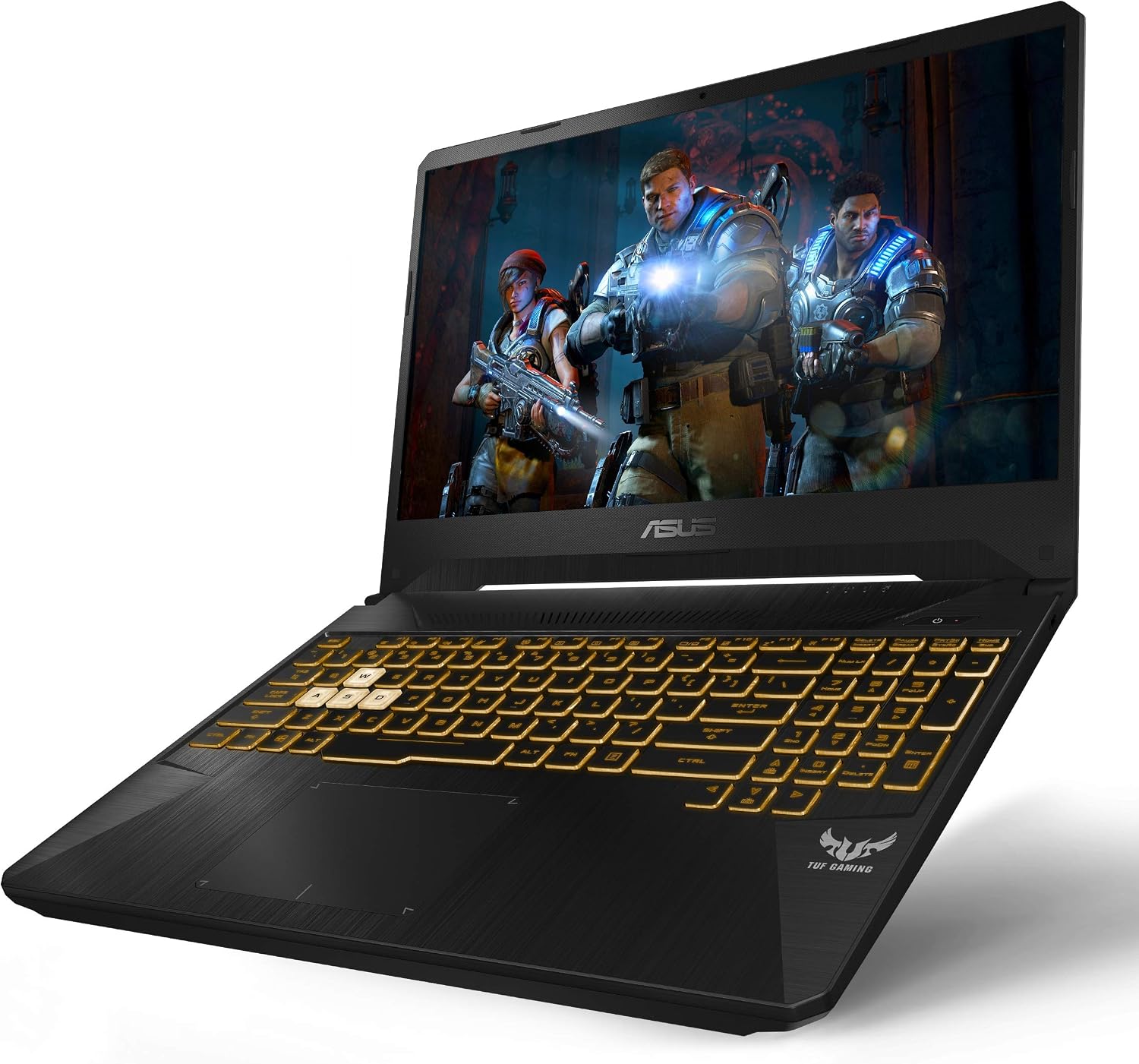 Asus TUF Gaming Laptop, 15.6' Full HD IPS-Type, Intel Core i7-9750H, GeForce GTX 1650, 8GB DDR4, 512GB PCIe SSD, Gigabit Wi-Fi 5, Windows 10 Home, TUF505GT-AH73