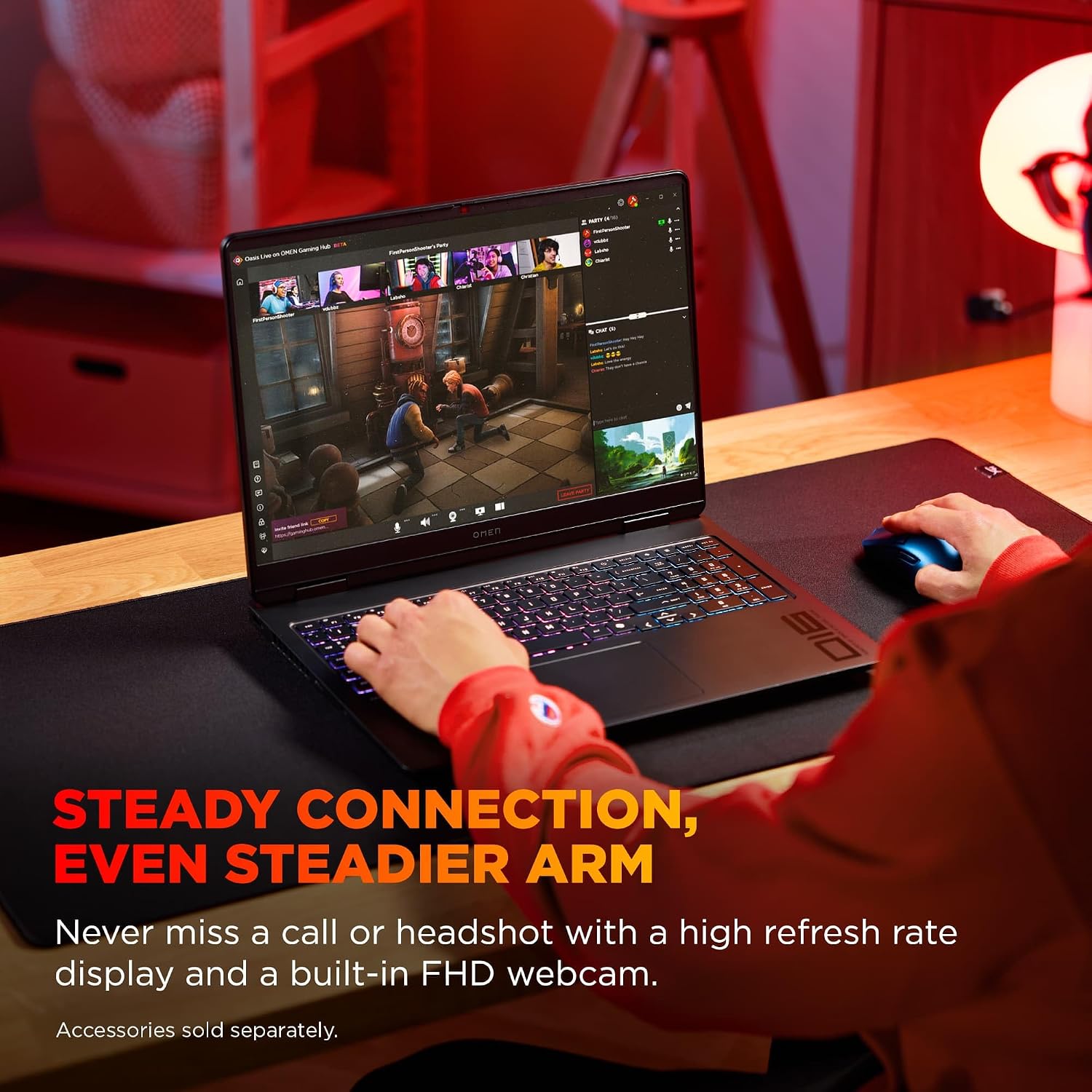 HP OMEN 16 Slim Gaming Laptop (AMD Ryzen 9 8940HX, 64GB DDR5, 2TB SSD, NVIDIA RTX 5060 8GB, 16-core (>Ultra 7-155H)), FHD+ 144Hz Display, 4-Zone RGB Backlit, IR Webcam, Wi-Fi, IST Dock, Win 11 Home