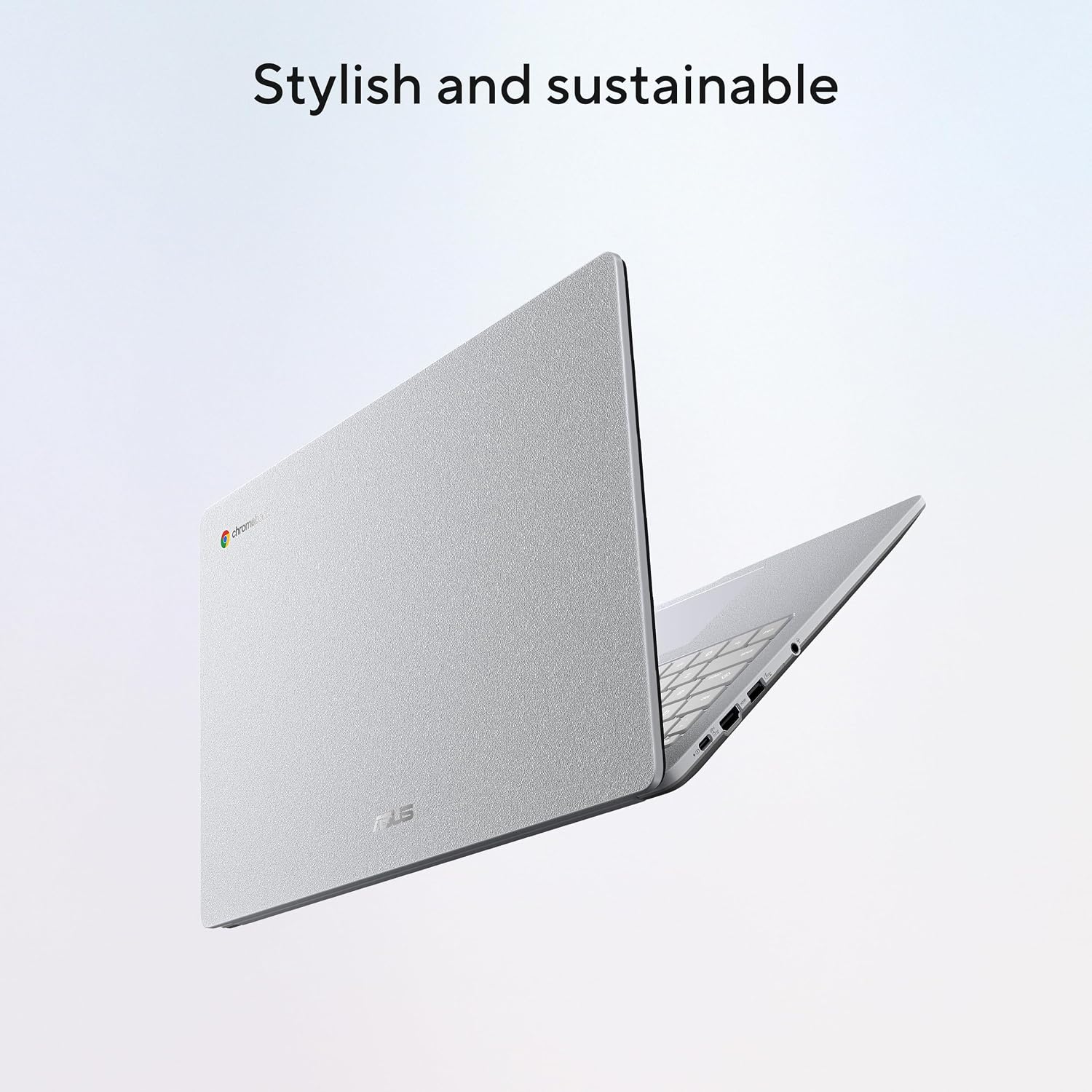 ASUS Chromebook CX15 Laptop, 15.6' FHD Anti-Glare Display, Intel Celeron N4500 Processor, 128GB Storage, 8GB RAM, ChromeOS, Pure Grey, CX1505CKA (Renewed)