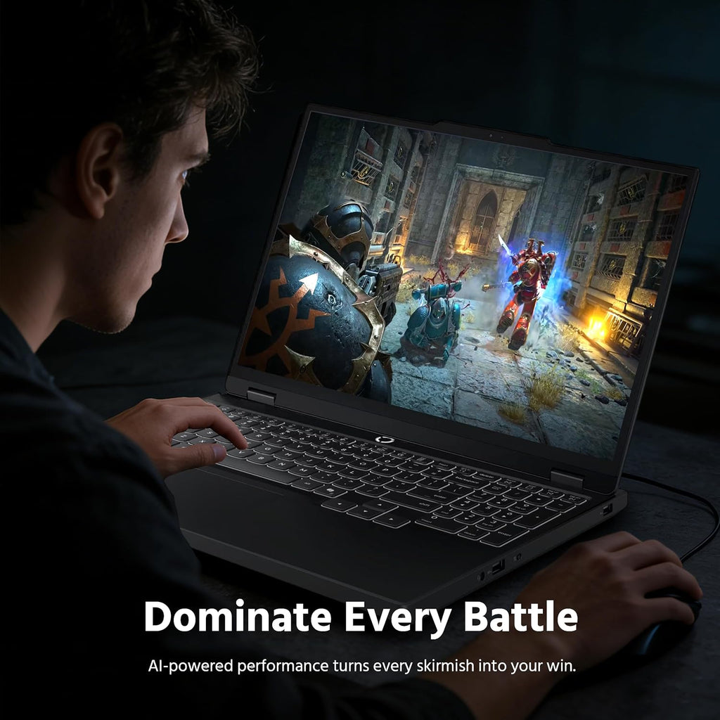 Lenovo Legion 5 15.1' WQXGA 165Hz OLED AI-Powered Gaming Laptop, AMD Ryzen 7 260, GeForce RTX 5060 GDDR7, 16GB DDR5, 512GB SSD, Backlit Keyboard, Wi-Fi, Win 11 Pro, Black, 1TB Docking Station Set
