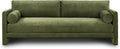 Poly & BARK Fano 99' Sofa with Wide Seating Profile, Clean Tailored Upholstery, and Modern Linear Design for Open Living Rooms