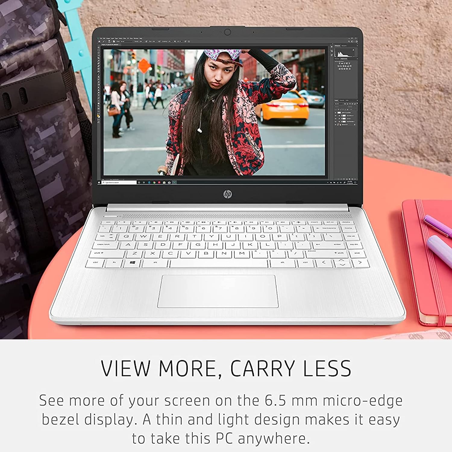 HP 14 Laptop for Productivity and Entertainment,14' FHD Display, 16GB RAM, 1TB SSD, AMD Ryzen 3 Processor Upto 3.5GHz, Type-C, HDMI, Fast Charge, 10 Hrs Long Battery Life, Windows 11