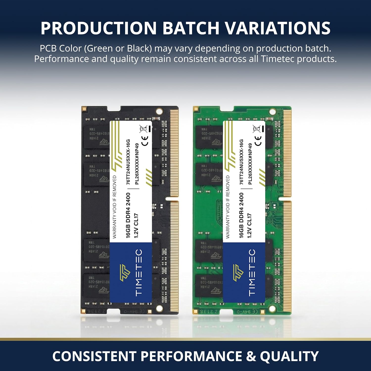 Timetec 32GB KIT (2x16GB) DDR4 2400MHz (PC4-2400T) PC4-19200 SODIMM Laptop RAM – 260-Pin 1.2V CL17 Non-ECC Unbuffered Memory Module for Laptop, Notebook, Mini PC, All-in-One
