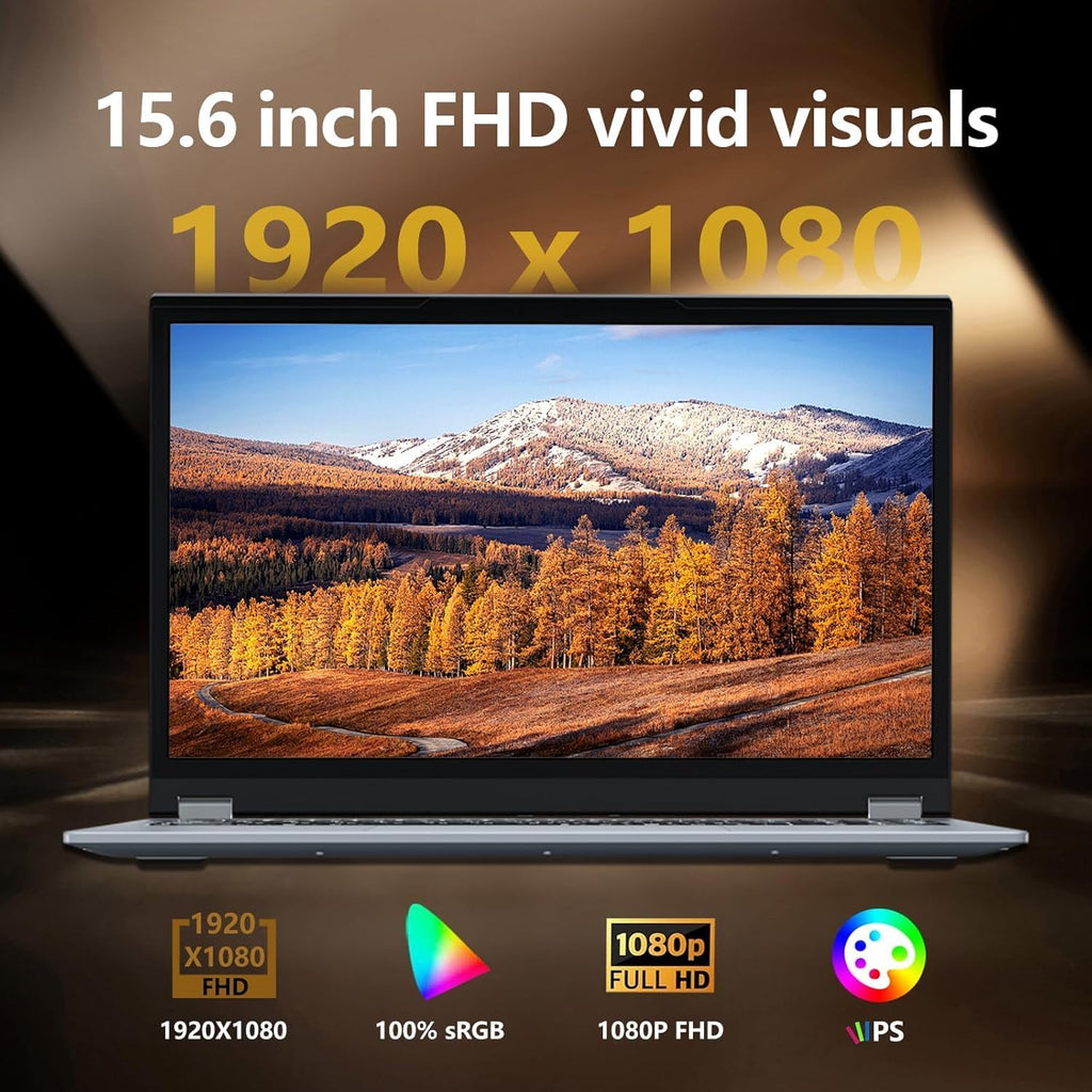 DUNHOO 15.6 Inch 2 in 1 Laptop, Touchscreen Convertible Laptop with Ryzen 3-3200U(up to 3.5GHz),16GB RAM 512GB SSD, 360° Rotating Touch Screen Laptop Computer, WIFI5 BT5.1 Backlit Keyboard