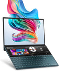 ASUS ZenBook Duo UX481 14' FHD NanoEdge Bezel Touch, Intel Core i7-10510U, 16GB RAM, 1TB PCIe SSD, GeForce MX250, Innovative ScreenPad Plus, Windows 10 Pro - UX481FL-XS74T, Celestial Blue