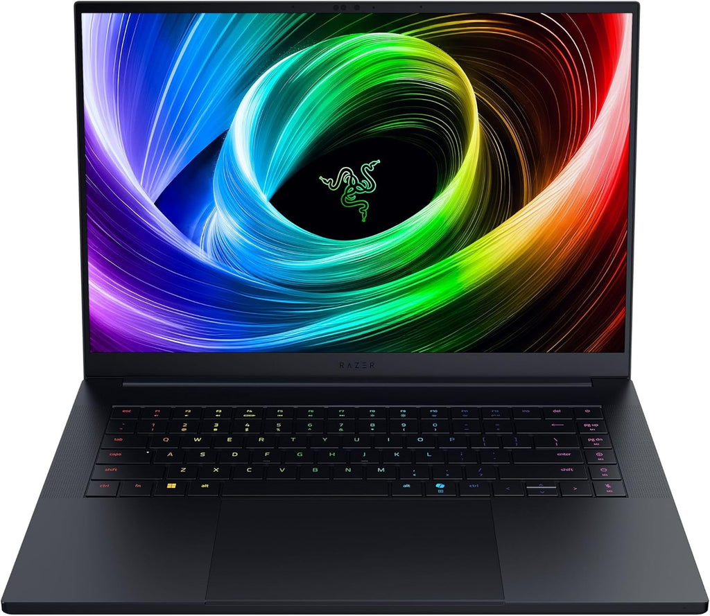 Razer Blade 16 (2025) Gaming Laptop: NVIDIA GeForce RTX 5070 Ti - AMD Ryzen AI 9 365 CPU - QHD+ 240Hz OLED Display - 32GB LPDDR5x RAM - 1TB SSD PCIe Gen4 - Windows 11 - Copilot+ PC - Chroma RGB