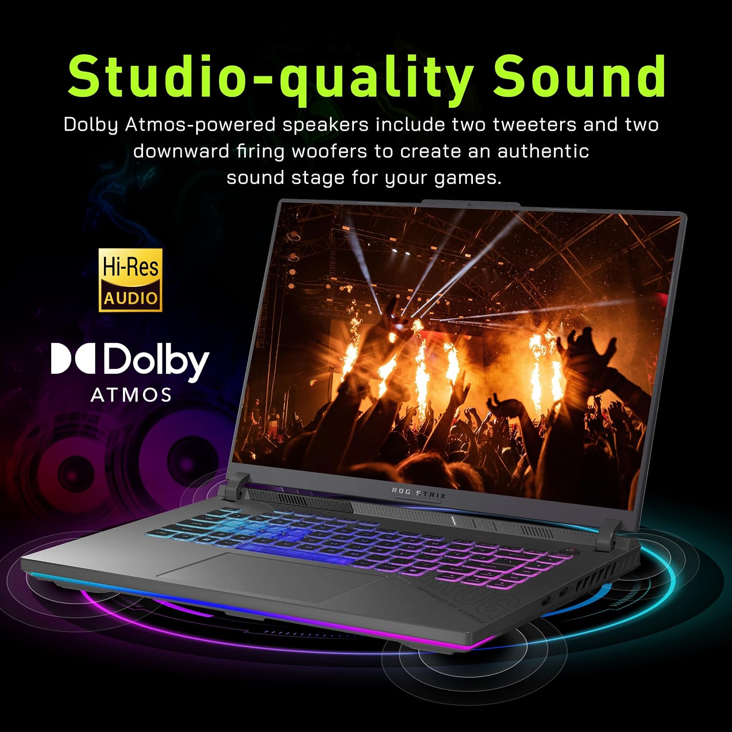 ASUS ROG Strix G16 Gaming Laptop, 16' WUXGA 165Hz Display, NVIDIA GeForce RTX 5070 Ti, AMD Ryzen 9 8940HX, 64GB DDR5, 5TB Storage(4TB SSD+1TB Docking Station Set), RGB Backlit Keyboard, Win 11, Gray