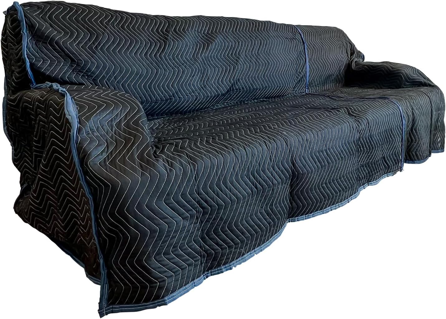 US Cargo Control Quilted Couch Cover 108' x 46', Sofa and Couch Cover for Moving and Storage, Cotton/Polyester Quilted Furniture Pads for Moving, Storing, and Deliveries, Reusable