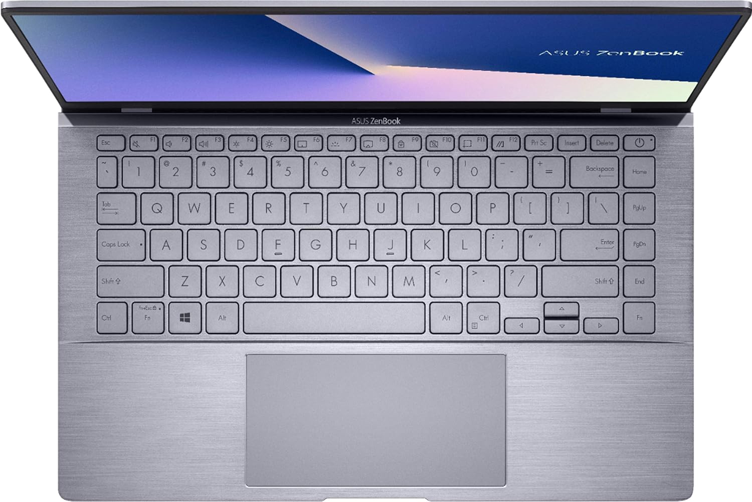 ASUS Zenbook 14 Laptop - AMD Ryzen 5-8GB RAM - GEFORCE MX350-256GB SSD - Win 10, Light Gray