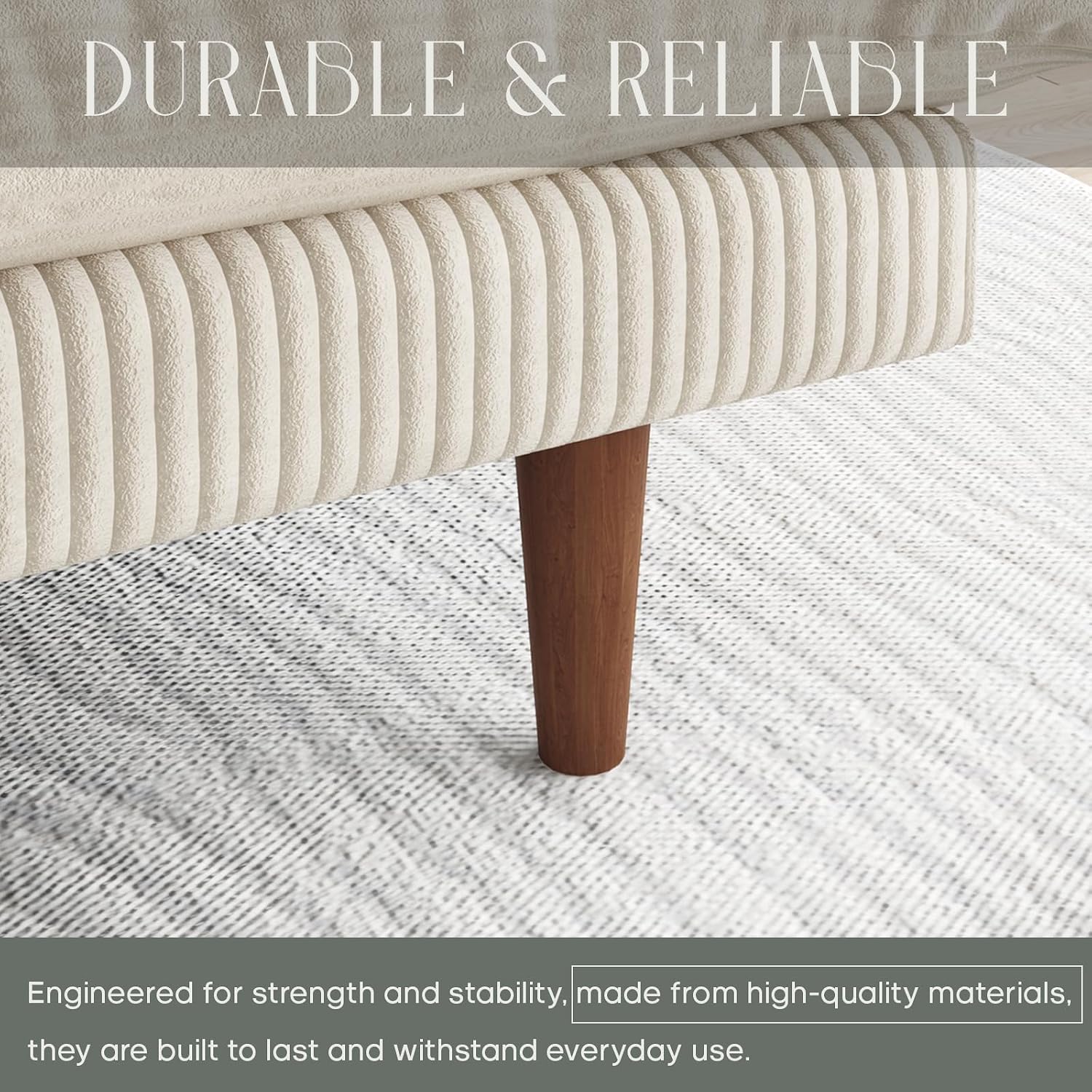 DreamDashio Futon Sofa Bed, 69 inch Futon Couch with Adjustable Backrest, Corduroy Convertible Sleeper Sofa Bed, Folding Sleeper Recliner for Apartment, Living Room, Office, Beige