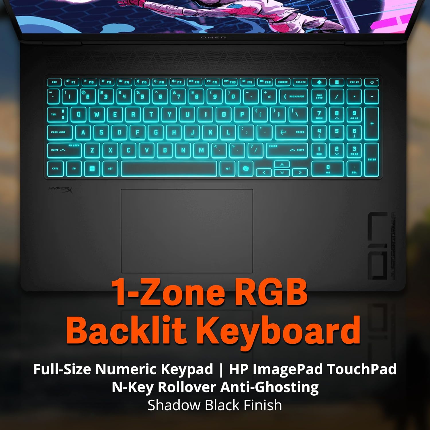 HP Omen 17 Gaming AI Laptop, GeForce RTX 5060, AMD Ryzen AI 9 365 Zen 5 10-Core (50 Tops), 17.3' 144Hz FHD IPS, 32GB RAM, 3TB Storage(2TB SSD+1TB Docking Station), RGB Backlit Keyboard, Win 11, Black