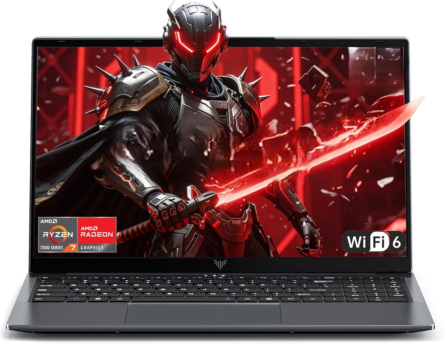 Light Gaming Laptop with AMD Ryzen7 7730U Processor（Up to 4.5GHz,8C/16T),16GB DDR4 RAM 512GB SSD, AMD Radeon Graphics,WiFi 6,15.6 inch IPS Display,Webcam, Windows 11 Laptop Computer for Video Editing