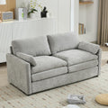 Harper & Bright Designs Chenille Fabric Upholstered Sofa, Oversized Comfy Cloud Loveseat Sofa Couch, Double Plush Cushion for Living Room
