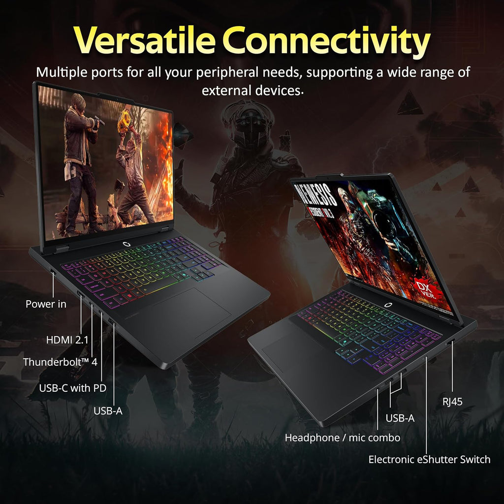 Lenovo Legion Pro 5i 16' 165Hz Gaming Laptop, Intel 20-core Ultra 7 255HX(Outperforms i9-14900HX), RTX 5070 8GB, 64GB DDR5, 3TB Storage(2TB SSD+1TB Docking Station), Backlit Keyboard, Win 11, Black